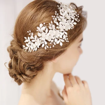 Floral Bridal Headpiece Tiara Wedding Hair Accessories Crystal Hair Vine Handmade Headband Hair Jewelry For Bride
Floral Bridal Headpiece Tiara Wedding Hair Accessories Crystal Hair Vine Handmade Headband Hair Jewelry For Bride