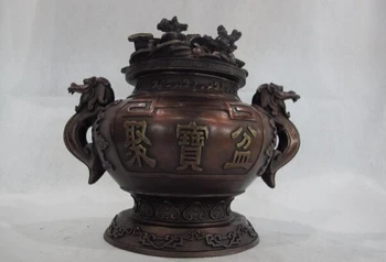 USPS to USA S1126 Chinese Pure red Bronze copper mammon boy Dragon Fengshui wealth cornucopia pot
USPS to USA S1126 Chinese Pure red Bronze copper mammon boy Dragon Fengshui wealth cornucopia pot