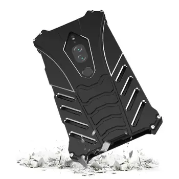 

R-JUST Luxury Aluminium Metal Cases For Sony Xperia XZ 2 Premium Mobile Phone Cover Reinforced Hard Frame Shell Armour Defender