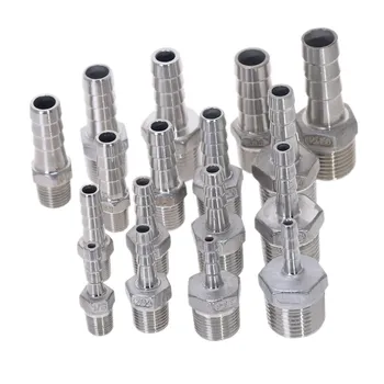 Stainless Steel 304 BSP Male Thread Pipe Fitting X Barb Hose Tail Reducer Pagoda Joint Coupling Connector
Stainless Steel 304 BSP Male Thread Pipe Fitting X Barb Hose Tail Reducer Pagoda Joint Coupling Connector