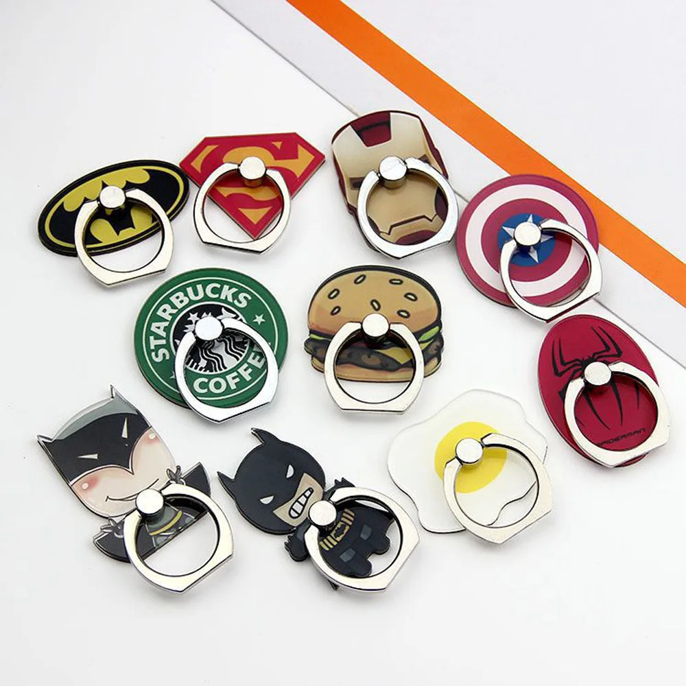 Universal Finger Ring Cute Mobile Phone Holder Stand For Iphone 7 Xiaomi Mi A2 Cool Cartoon Superman Spiderman Iron Man Support
Universal Finger Ring Cute Mobile Phone Holder Stand For Iphone 7 Xiaomi Mi A2 Cool Cartoon Superman Spiderman Iron Man Support