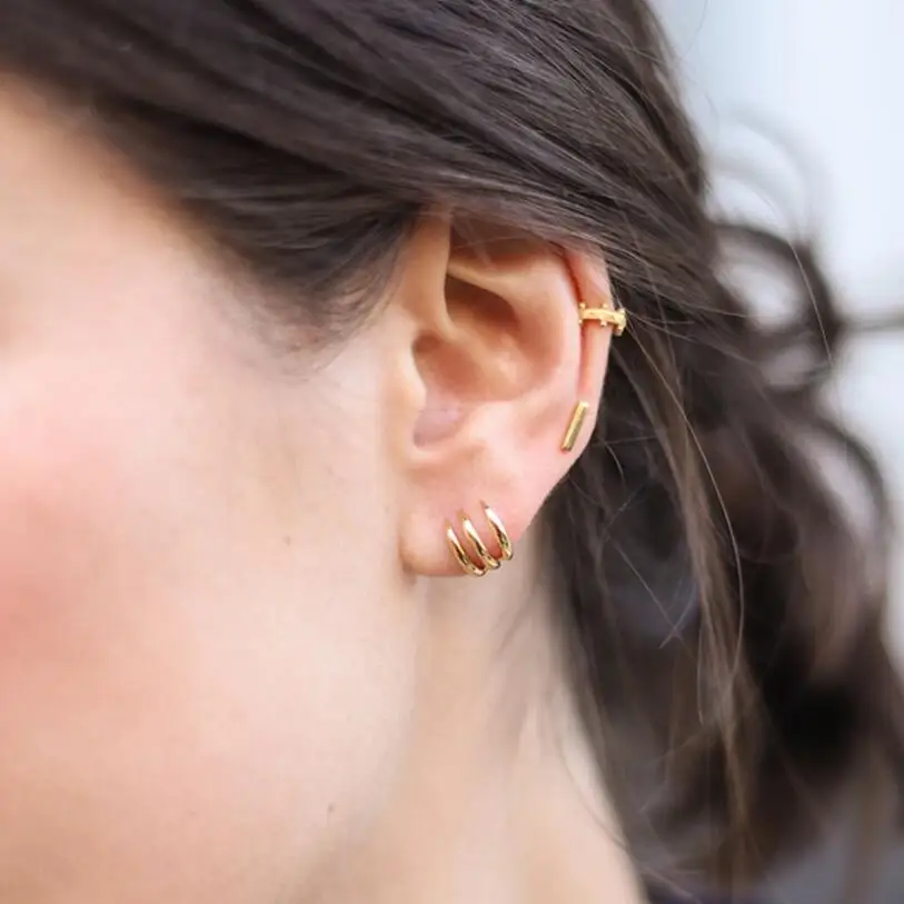 925 Sterling Silver Irregular Spiral Stud Earrings For Women Gold Color 2019 sterling-silver-jewelry Earring For Girl Party Gift
925 Sterling Silver Irregular Spiral Stud Earrings For Women Gold Color 2019 sterling-silver-jewelry Earring For Girl Party Gift