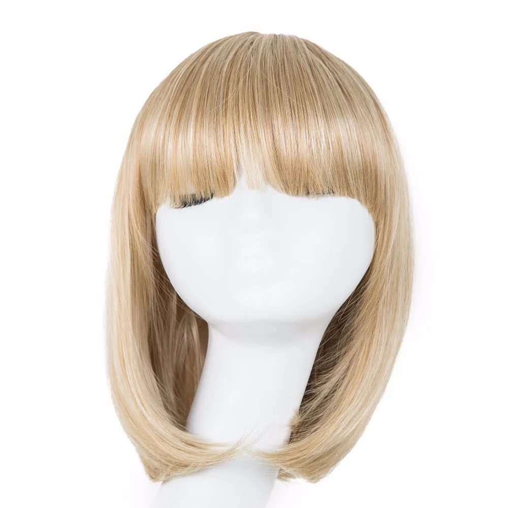 Blonde Wig Fei-Show Synthetic Heat Resistant Short Wavy Hairpiece Halloween Costume Party Women Carnival Student Bob Hair
Blonde Wig Fei-Show Synthetic Heat Resistant Short Wavy Hairpiece Halloween Costume Party Women Carnival Student Bob Hair