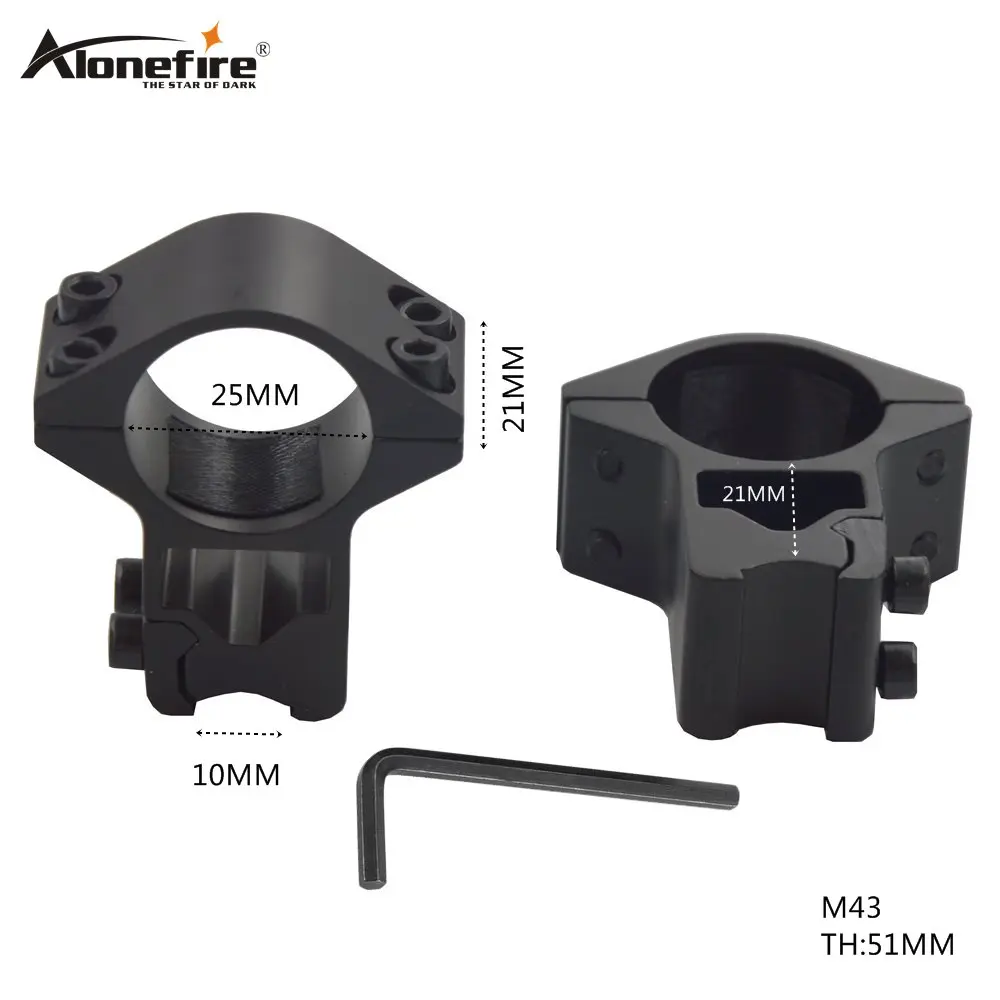 AloneFire 1 пара M43 25 мм кольцо '✑ крепление высокопрочные крепления для прицела
