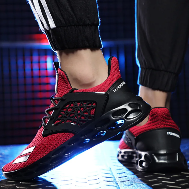Large Size 42-46 Shoes For Men Summer PU Sole Light Weight Sneakers Fashion Striped Mesh Shoe Hollow Wedges Shoe Factory Outlets
Large Size 42-46 Shoes For Men Summer PU Sole Light Weight Sneakers Fashion Striped Mesh Shoe Hollow Wedges Shoe Factory Outlets