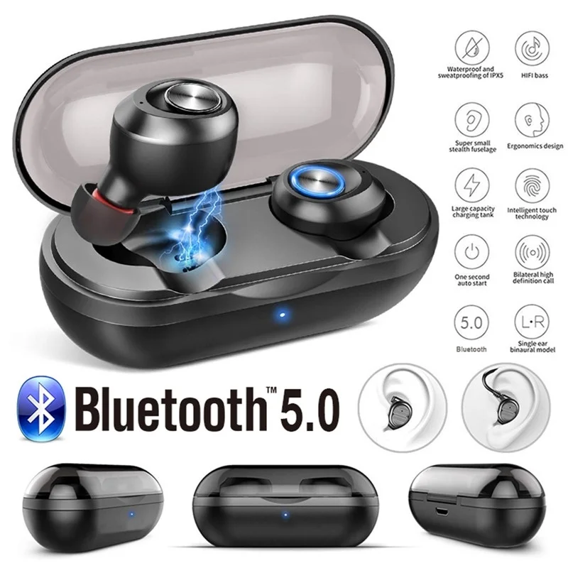 Volemer Newest Mini Bluetooth Wireless Earphone HD Stereo Sound Headset BT5.0 Headset Sport Potable Earphone With Charging Box
Volemer Newest Mini Bluetooth Wireless Earphone HD Stereo Sound Headset BT5.0 Headset Sport Potable Earphone With Charging Box