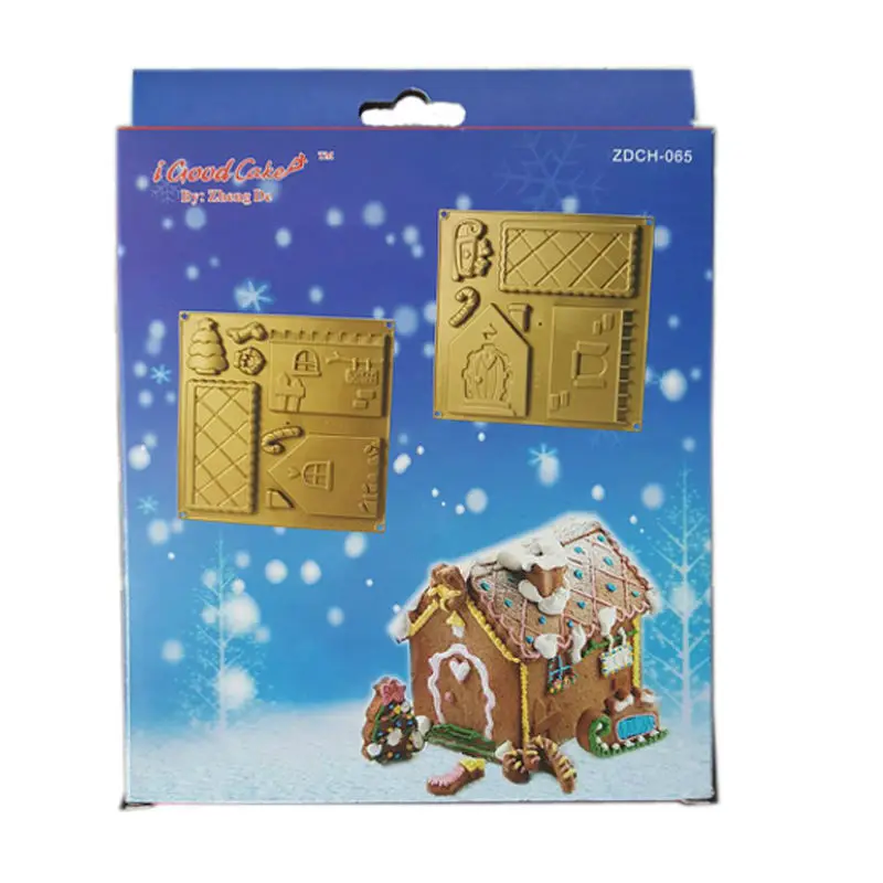 Christmas House Kit chocolate DIY Gingerbread House silicone mold baby favorite chocolate design silicone mould free shipping
Christmas House Kit chocolate DIY Gingerbread House silicone mold baby favorite chocolate design silicone mould free shipping