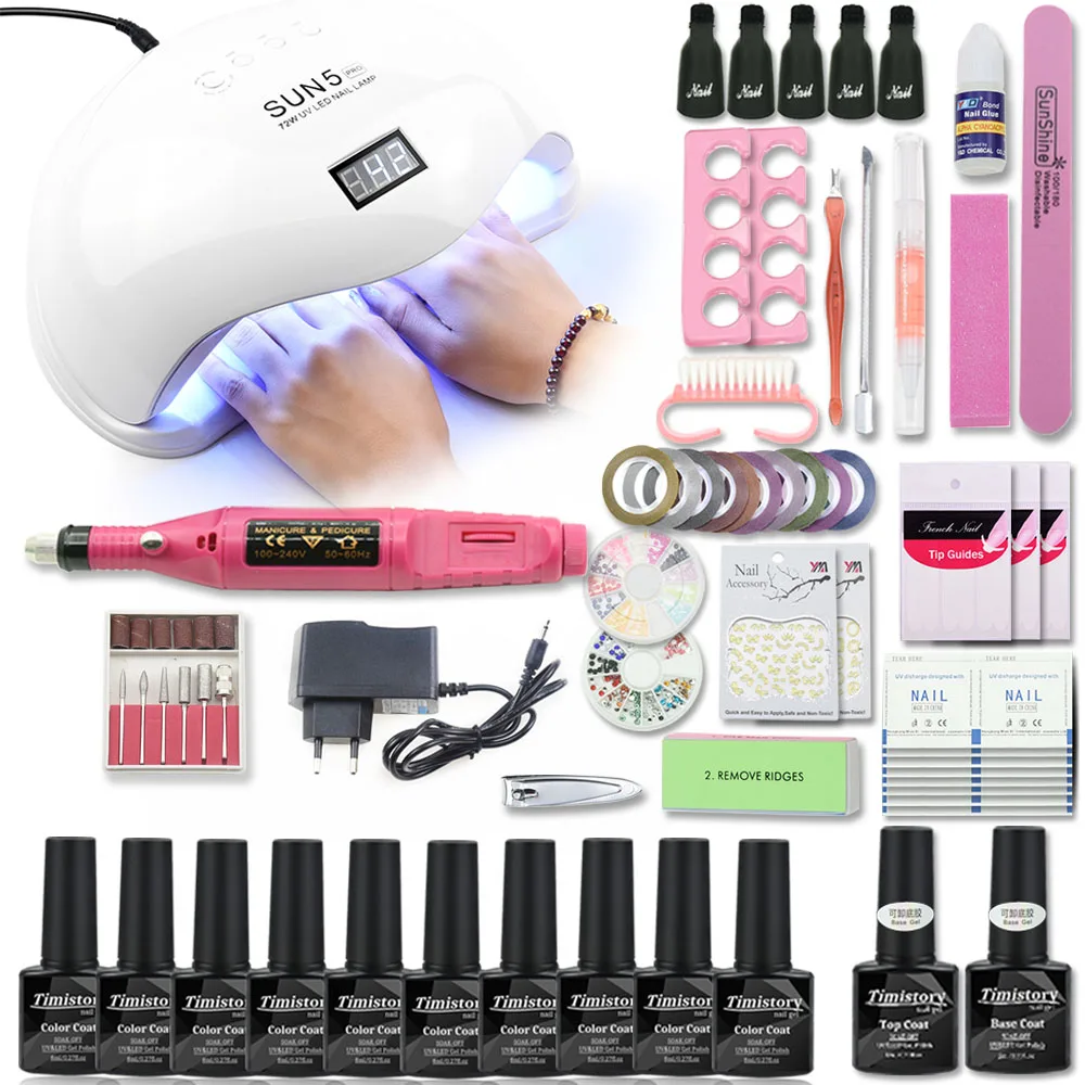 Nail Set UV LED Lamp 54W/36W Dryer With 10pcs Nail Gel Polish Kit Soak Off Manicure Tools Set Gel Nail Polish Kit Nail Art Tools
Nail Set UV LED Lamp 54W/36W Dryer With 10pcs Nail Gel Polish Kit Soak Off Manicure Tools Set Gel Nail Polish Kit Nail Art Tools