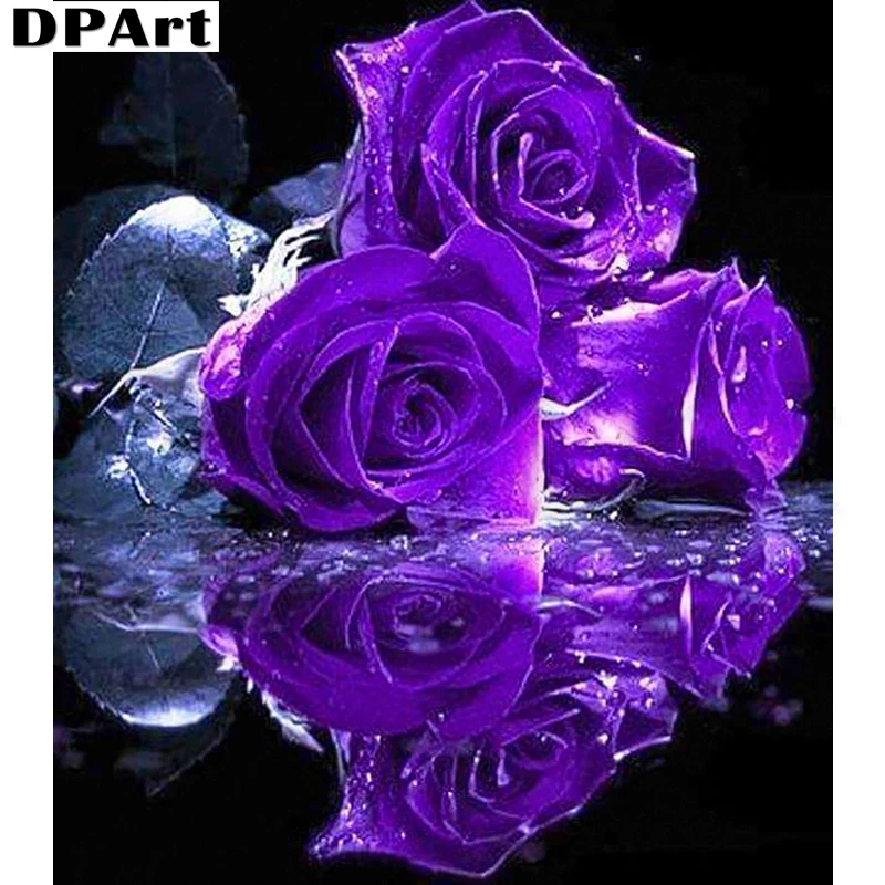 Diamond Painting Full Square/Round The Purple Rose Drill Daimond Embroidery Painting Cross Stitch Kit Rhinestone Painting Y370
Diamond Painting Full Square/Round The Purple Rose Drill Daimond Embroidery Painting Cross Stitch Kit Rhinestone Painting Y370