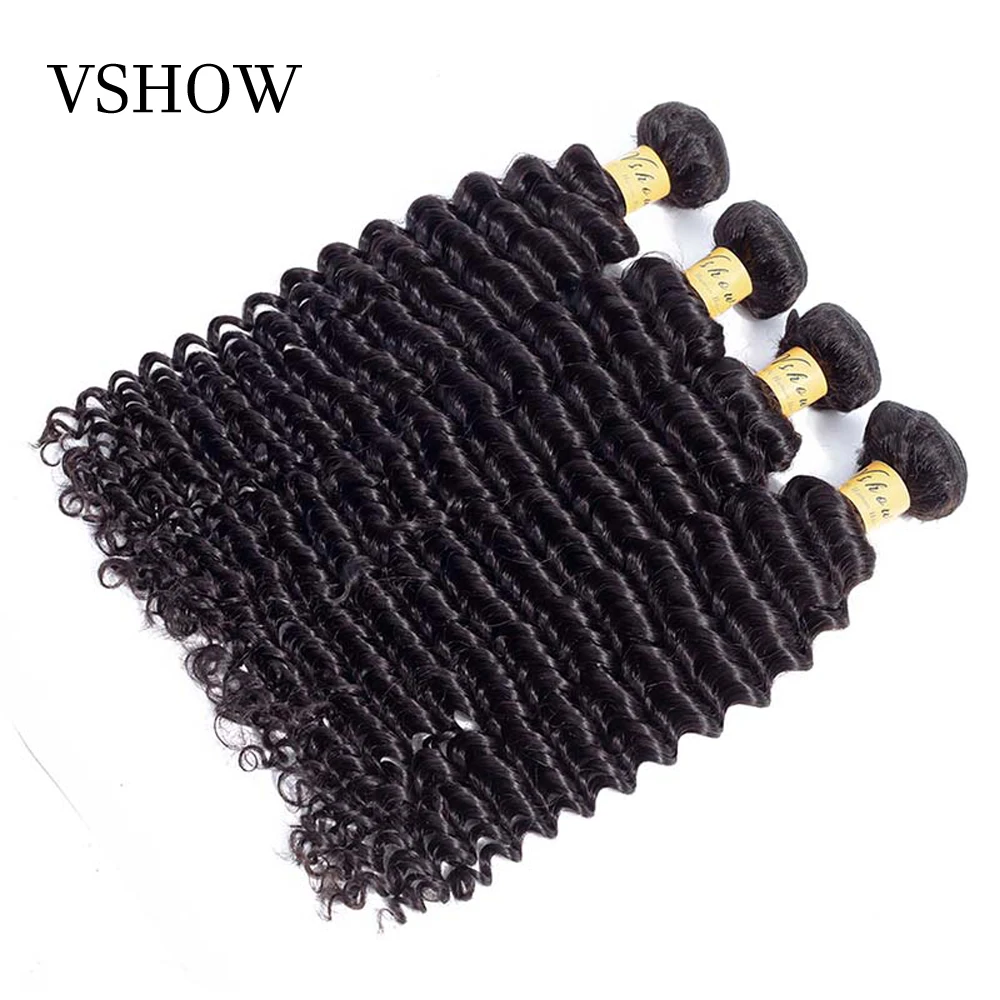VSHOW Hair Bundles Brazilian Deep Wave Bundles Can Mixed Any Length Natural Color Hair Weave 100% Remy Human Hair Extension
VSHOW Hair Bundles Brazilian Deep Wave Bundles Can Mixed Any Length Natural Color Hair Weave 100% Remy Human Hair Extension