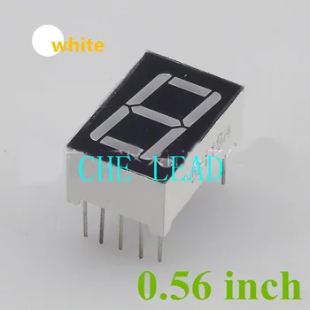 7 Segment White LED Display 0.56 inch 1 Bit Digital Tube Plastic Metal Common cathode(Nixie tube)
7 Segment White LED Display 0.56 inch 1 Bit Digital Tube Plastic Metal Common cathode(Nixie tube)