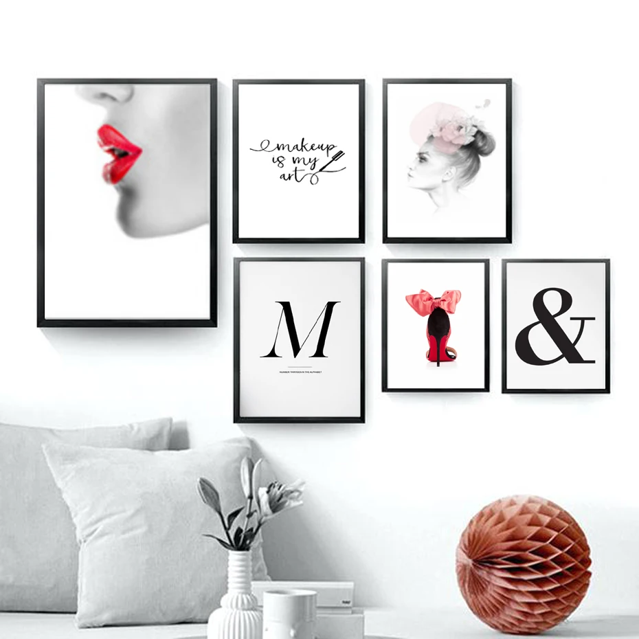SURE LIFE Fashion Makeup Girl Decorative Canvas Paintings Letters Wall Art Pictures Posters Prints Living Room Home Wall Decor
SURE LIFE Fashion Makeup Girl Decorative Canvas Paintings Letters Wall Art Pictures Posters Prints Living Room Home Wall Decor