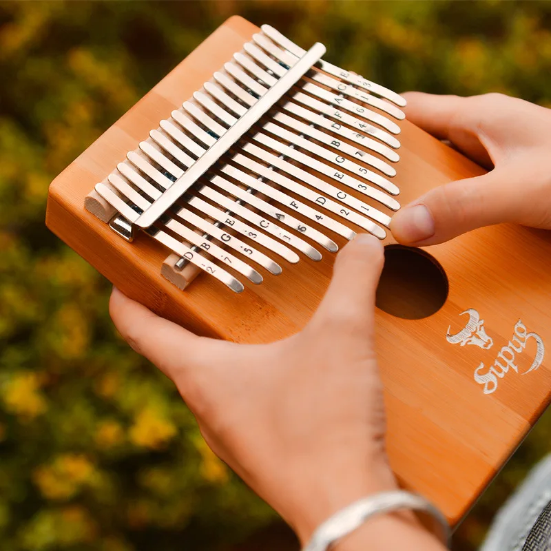 17 Key the Kalimba Instrument,Pocket Size Finger Percussion Keyboard Lightweight and Portable African mahogany Thumb Piano
17 Key the Kalimba Instrument,Pocket Size Finger Percussion Keyboard Lightweight and Portable African mahogany Thumb Piano