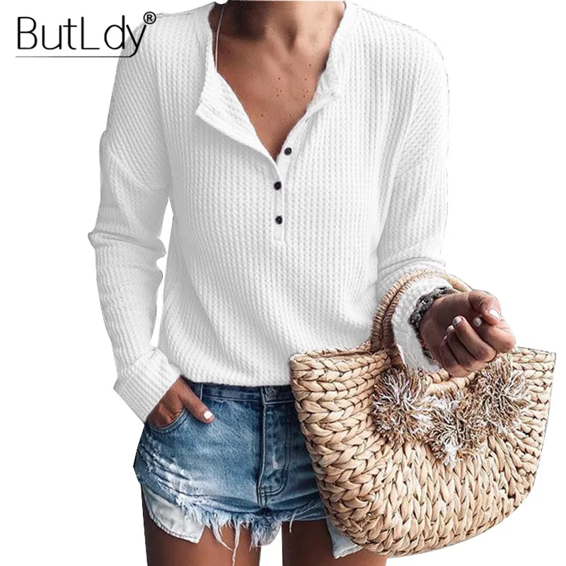 Knitting pullover Button V Neck Sweater Women Autumn Winter 2018 Jumper Female Top White Long Sleeve Cotton Knitwear Clothes
Knitting pullover Button V Neck Sweater Women Autumn Winter 2018 Jumper Female Top White Long Sleeve Cotton Knitwear Clothes