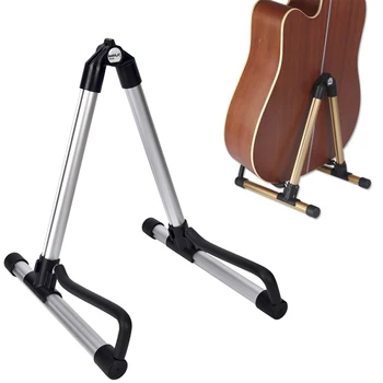 Universal Foldable Guitar Bass Stand Holder Folding Acoustic Electric Guitar Bass Stringed Instrument Stand Holder for Guitarist
Universal Foldable Guitar Bass Stand Holder Folding Acoustic Electric Guitar Bass Stringed Instrument Stand Holder for Guitarist