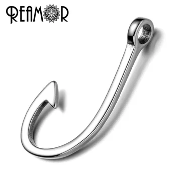 REAMOR Never Fade 316L Stainless steel Fish Hooks Connectors Charms For Leather Bracelet & Necklace Pendant Jewelry Making
REAMOR Never Fade 316L Stainless steel Fish Hooks Connectors Charms For Leather Bracelet & Necklace Pendant Jewelry Making