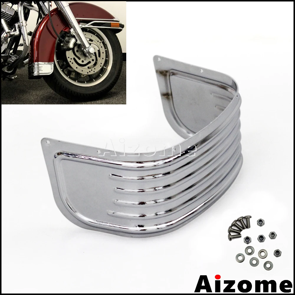 Chrome Motorcycle Front Fender Skirt For Harley Touring Tri Glide 2014-Later w/ Original Equipment Fender Mudguard Skirt
Chrome Motorcycle Front Fender Skirt For Harley Touring Tri Glide 2014-Later w/ Original Equipment Fender Mudguard Skirt