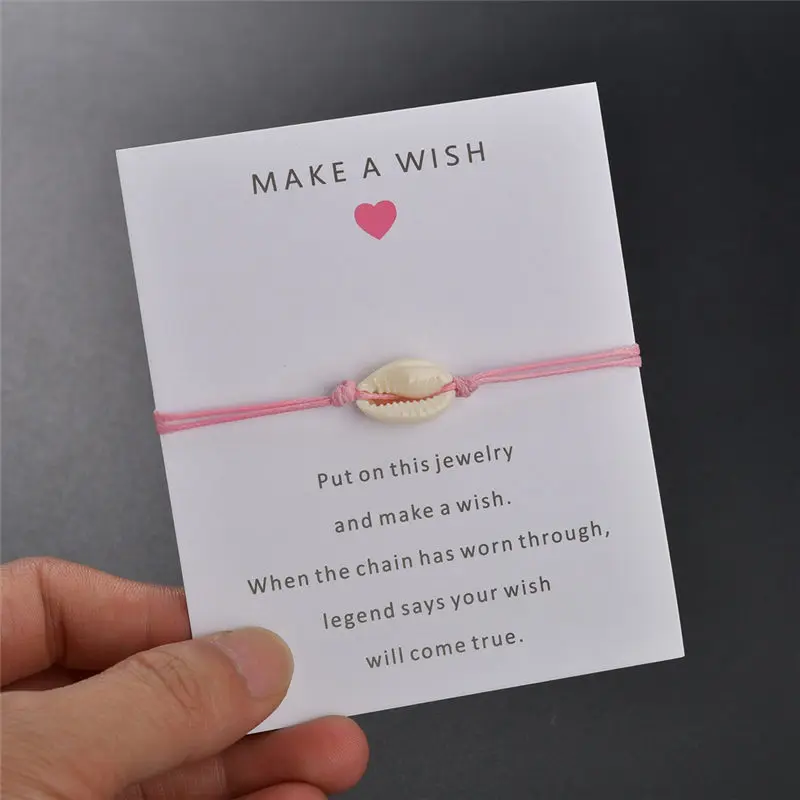 Simple Pink Shell Rope Chain Bracelet for Women Sea Shell Charm Bracelet Boho Statement Braclets Jewelry
Simple Pink Shell Rope Chain Bracelet for Women Sea Shell Charm Bracelet Boho Statement Braclets Jewelry