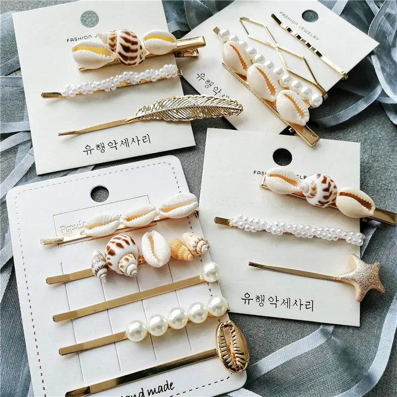 IF YOU Bohemia Fashion Pearl Shell Conch Women Metal Vintage Ins Hair Clip Barrette Stick Hairpin Jewelry Hair Accessories 2019
IF YOU Bohemia Fashion Pearl Shell Conch Women Metal Vintage Ins Hair Clip Barrette Stick Hairpin Jewelry Hair Accessories 2019