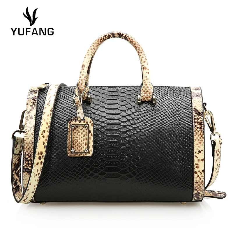 YUFANG Female Handbag Genuine Leather Bucket Women Shoulder Bag Crocodile Real Leather Messenger Bag Trendy Noble Ladies Bag
YUFANG Female Handbag Genuine Leather Bucket Women Shoulder Bag Crocodile Real Leather Messenger Bag Trendy Noble Ladies Bag