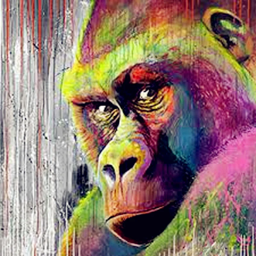 Diy Diamond Embroidery Gorilla Monkey 5D Diamond Painting Cross Stitch Animal Square Rhinestone Full Diamond Mosaic Home Decor
Diy Diamond Embroidery Gorilla Monkey 5D Diamond Painting Cross Stitch Animal Square Rhinestone Full Diamond Mosaic Home Decor