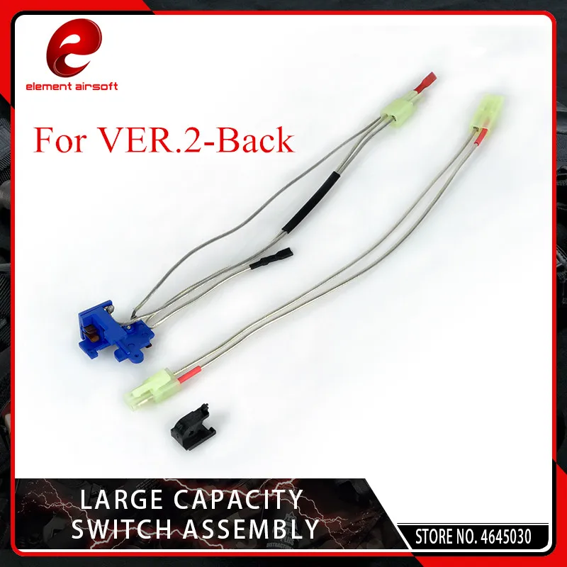 2 Gearbox AEG Element Front Wiring Capacity Switch Assembly For Airsoft Ver 