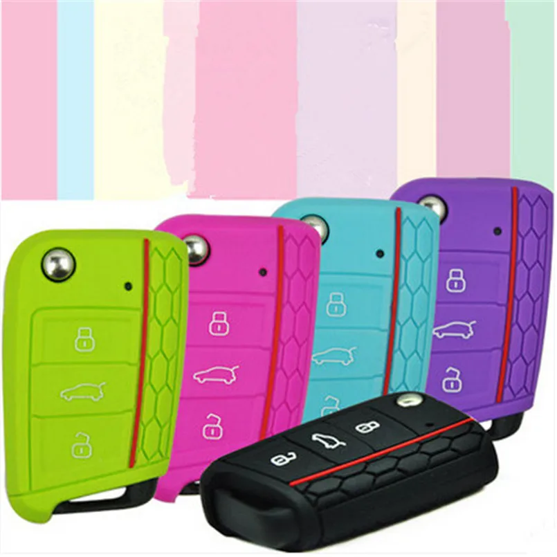Car styling Accessories Key Cover Silicone Key Portect Case For Volkswagen Golf 7 mk7 R20 GTI MK7 /For Skoda Octavia A7
Car styling Accessories Key Cover Silicone Key Portect Case For Volkswagen Golf 7 mk7 R20 GTI MK7 /For Skoda Octavia A7