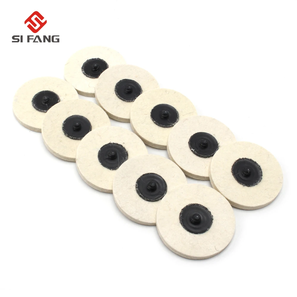 10Pcs 3" 75mm Roloc Style Compressed Wool QC Disc Polishing Buffing Pads Wheels for Drill Power Tools
10Pcs 3" 75mm Roloc Style Compressed Wool QC Disc Polishing Buffing Pads Wheels for Drill Power Tools