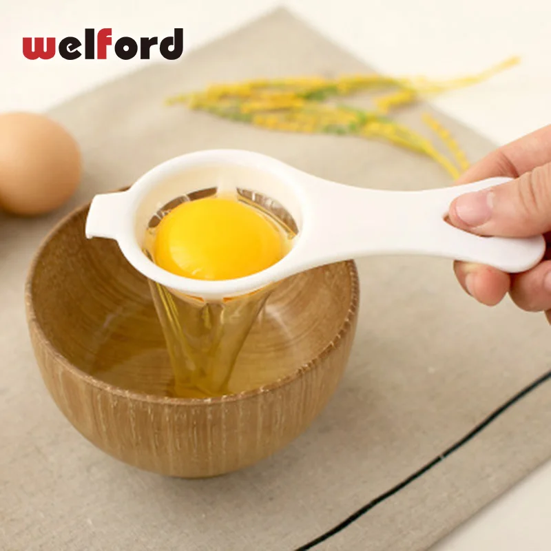 

Egg Yolk White Separator Silicone Holder Eco-friendly Cooking Tool Egg Divider Egg Separator Sifting Gadget Filter Sieve Divider