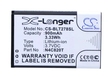 Cameron Sino 900mAh Battery N4C600T, N4C820T, N5C900T for BLU Jenny TV 2.8,Q170T,Q170W,T174,177,T193,T276T,T278X,Z090X, Zoey Z3
Cameron Sino 900mAh Battery N4C600T, N4C820T, N5C900T for BLU Jenny TV 2.8,Q170T,Q170W,T174,177,T193,T276T,T278X,Z090X, Zoey Z3