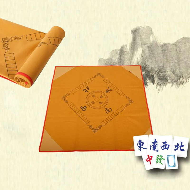 Leather, velvet, one-meter mat, mahjong tablecloth, chess and card blanket, double-purpose foldable cloth with pocket
Leather, velvet, one-meter mat, mahjong tablecloth, chess and card blanket, double-purpose foldable cloth with pocket