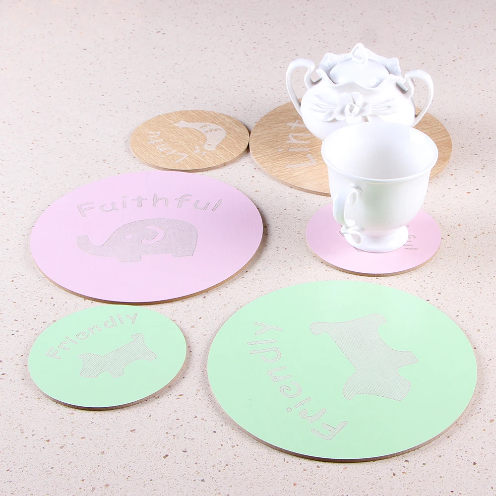 1 Piece wooden dining table placemat coaster kitchen accessories mat cup bar mug cartoon Bowl pad animal drink pads
1 Piece wooden dining table placemat coaster kitchen accessories mat cup bar mug cartoon Bowl pad animal drink pads