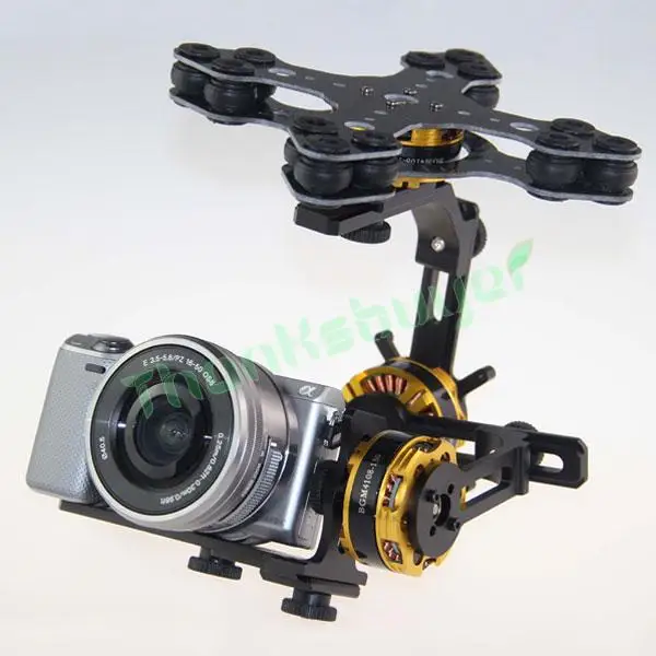 DYS Aluminium Alloy 3 Axis Brushless Gimbal Camera PTZ Kit + 3pcs Motor for Sony NEX ILDC Camera Aerial Photography
DYS Aluminium Alloy 3 Axis Brushless Gimbal Camera PTZ Kit + 3pcs Motor for Sony NEX ILDC Camera Aerial Photography
