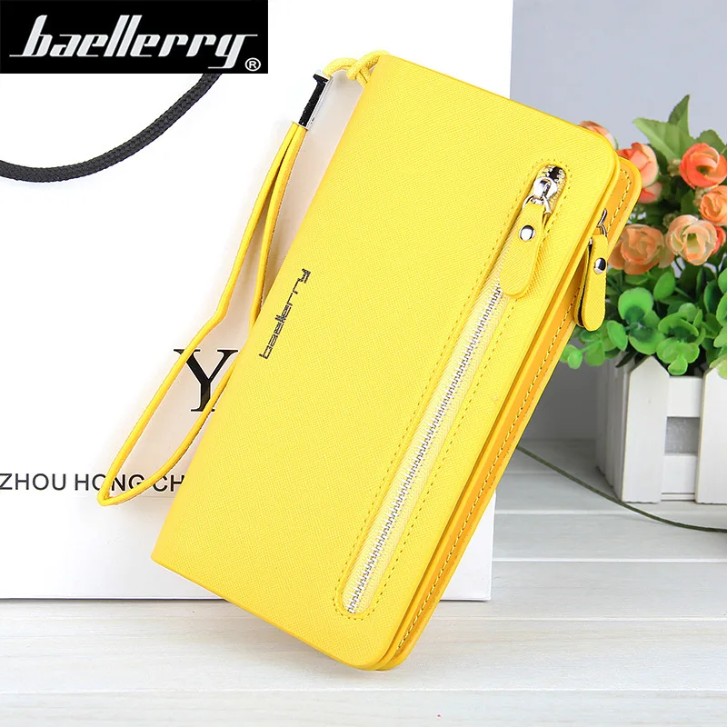 Baellerry Luxury Wallets Women Leather Long High Quality Zipper Wallet Female Ladies Purse Money Bag Fashion Designer Clutch
Baellerry Luxury Wallets Women Leather Long High Quality Zipper Wallet Female Ladies Purse Money Bag Fashion Designer Clutch