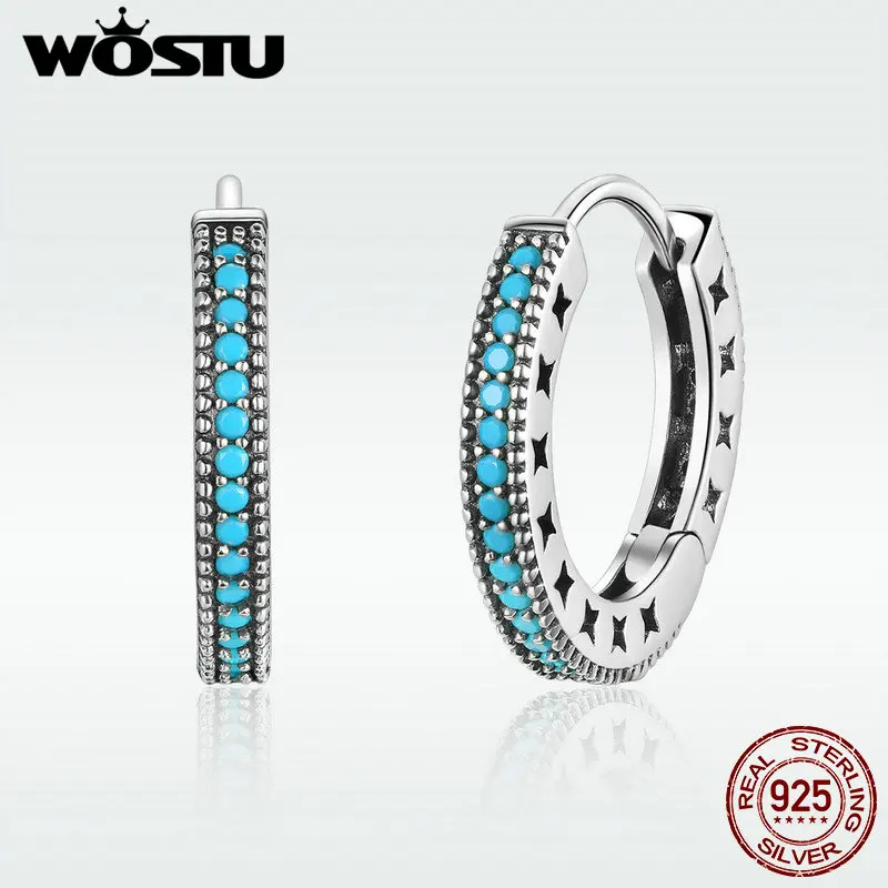 WOSTU Authentic 100% 925 Sterling Silver Bohemia Style Hoop Earrings For Women Anniversary Fashion Simple Jewelry Gift DXE493
WOSTU Authentic 100% 925 Sterling Silver Bohemia Style Hoop Earrings For Women Anniversary Fashion Simple Jewelry Gift DXE493