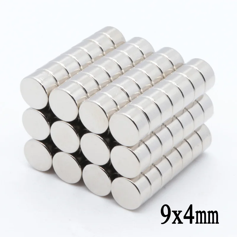 100 Pieces 9x4mm Neodymium Magnet N35 Small Round Super Strong Powerful Magnetic Magnets Disc For Craft Gallium Meta
100 Pieces 9x4mm Neodymium Magnet N35 Small Round Super Strong Powerful Magnetic Magnets Disc For Craft Gallium Meta