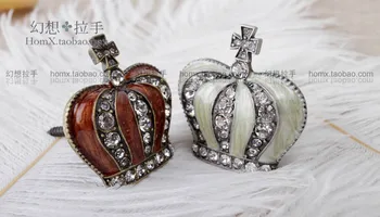 Retro crown Creative crystal diamond handle Antique cabinet door handles Small handle wardrobe drawers 4.5 * 4.5 * 5cm
Retro crown Creative crystal diamond handle Antique cabinet door handles Small handle wardrobe drawers 4.5 * 4.5 * 5cm