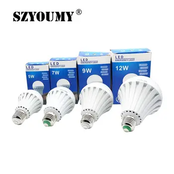 E27 B22 5W 7W 9W 12W 15W LED Bulb Smart Emergency Night Lights Intelligent Bulb Rechargeable Battery Energy Saving Lamps
E27 B22 5W 7W 9W 12W 15W LED Bulb Smart Emergency Night Lights Intelligent Bulb Rechargeable Battery Energy Saving Lamps