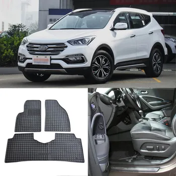 High Quality Full Set All Weather Heavy Duty Black Rubber Floor Mats For Hyundai Santa Fe
High Quality Full Set All Weather Heavy Duty Black Rubber Floor Mats For Hyundai Santa Fe