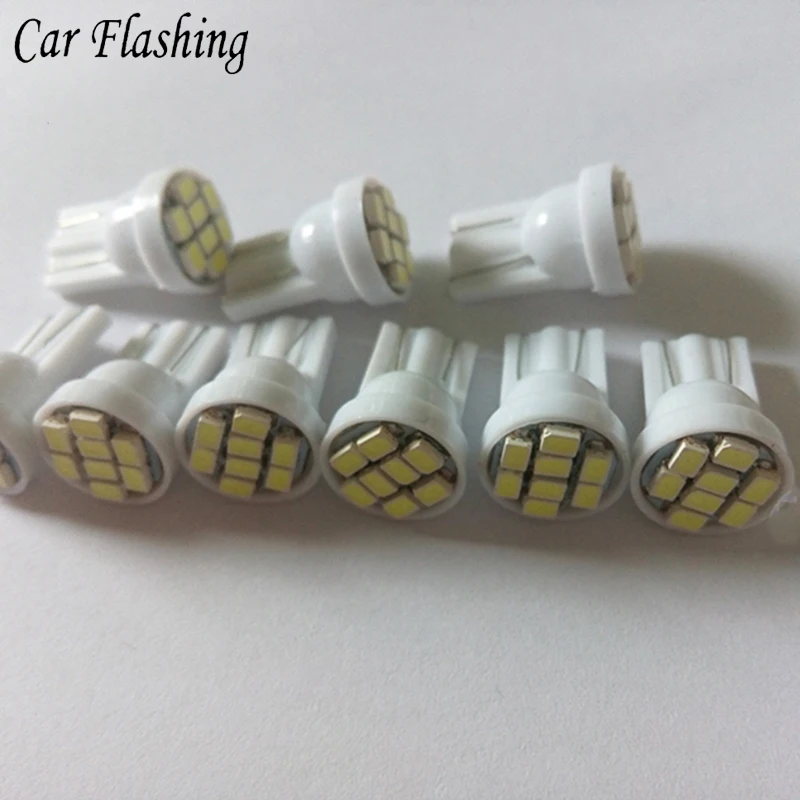 Car Flashing 100 Pcs T10 8SMD Car Led Wedge Lights 12v W5W 8LED Auto License Plate Bulbs Turn Signal Lamp White Green Blue Red
Car Flashing 100 Pcs T10 8SMD Car Led Wedge Lights 12v W5W 8LED Auto License Plate Bulbs Turn Signal Lamp White Green Blue Red