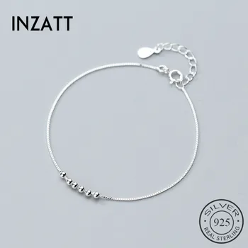 INZATT Real 925 Sterling Silver Minimalist Geometric Beads Bracelet Fine Jewelry For Charm Women Party Fashion Jewelry Gift
INZATT Real 925 Sterling Silver Minimalist Geometric Beads Bracelet Fine Jewelry For Charm Women Party Fashion Jewelry Gift