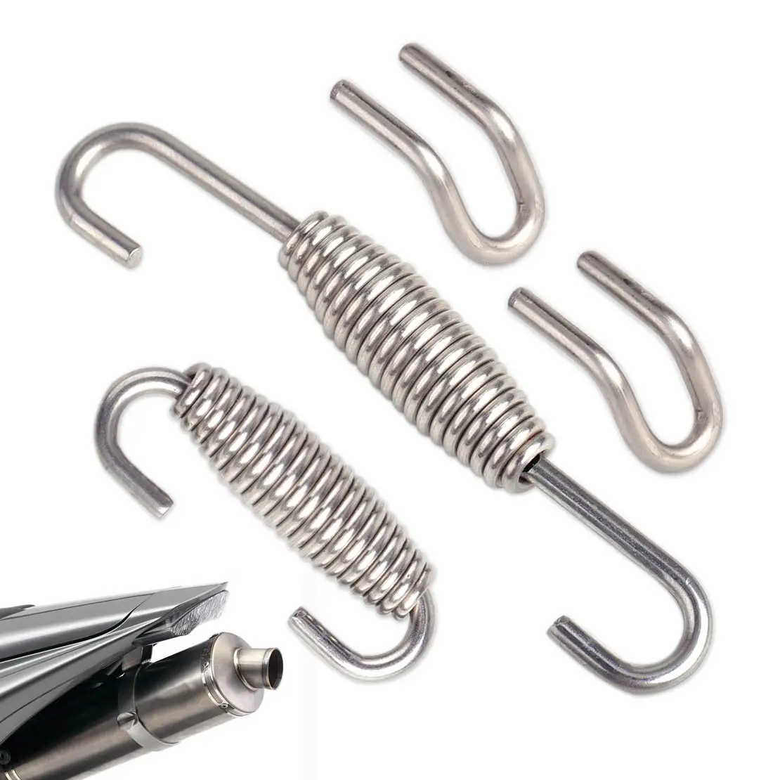 DWCX Motorcycle Stainless Steel Exhaust Mounting Spring Rotatable + Welding Fastener Kit for Harley Honda Yamaha Kawasaki Suzuki
DWCX Motorcycle Stainless Steel Exhaust Mounting Spring Rotatable + Welding Fastener Kit for Harley Honda Yamaha Kawasaki Suzuki