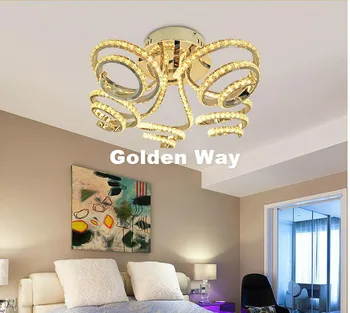 Modern European D60cm Art decra Ceiling Lights 90-265V Floral Style Design LED Crystal Ceiling Lamp Luster Crystal Crystal Light
Modern European D60cm Art decra Ceiling Lights 90-265V Floral Style Design LED Crystal Ceiling Lamp Luster Crystal Crystal Light