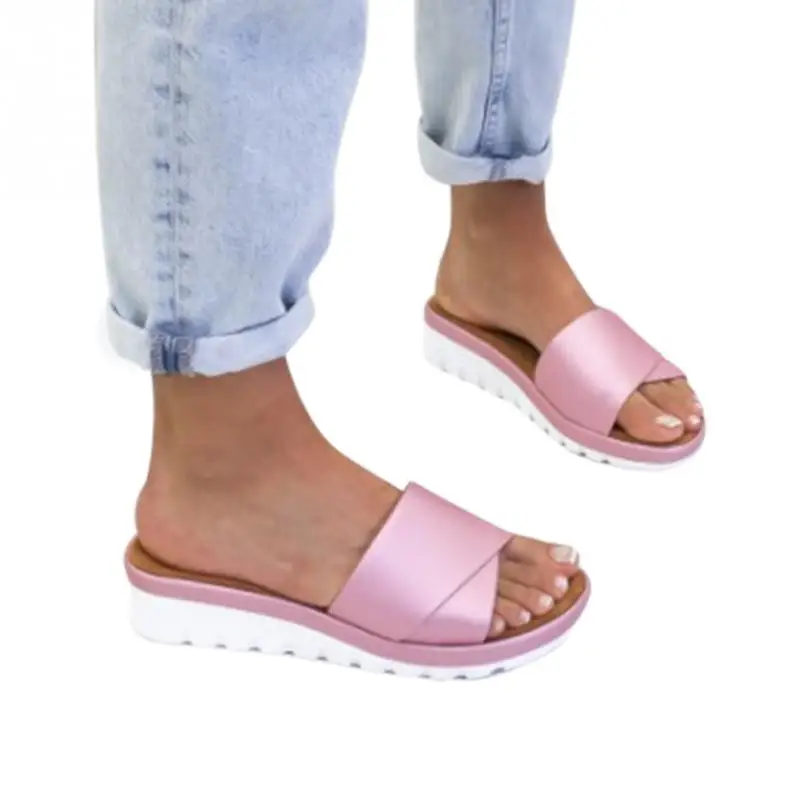 Fashion Summer Women Fish Mouth Slippers Mid-heel Platform Flip Flops Ladies Open Toe Slipper Feet Care Sandal Slippers
Fashion Summer Women Fish Mouth Slippers Mid-heel Platform Flip Flops Ladies Open Toe Slipper Feet Care Sandal Slippers