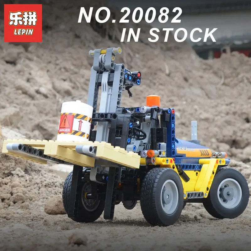 New Lepin 20082 2 in 1 Technic Series Forklift Truck Compatible Legoing 42079 Set Building Blocks Bricks Assembled DIY Gifts
New Lepin 20082 2 in 1 Technic Series Forklift Truck Compatible Legoing 42079 Set Building Blocks Bricks Assembled DIY Gifts