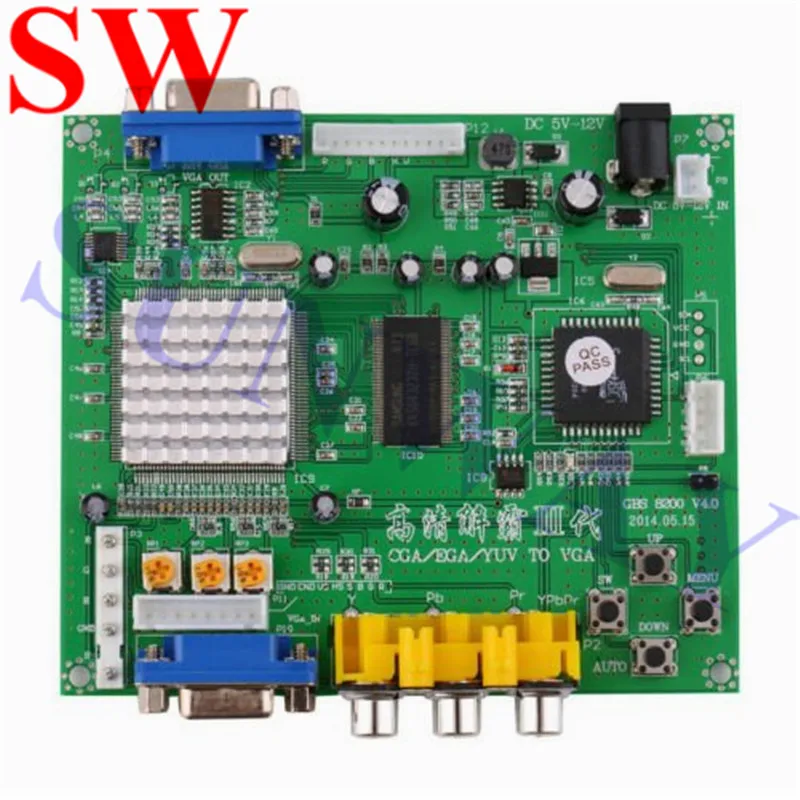 Новая аркадная игра RGB/CGA/EGA/YUV К VGA HD видеоконвертерная плата HD9800/GBS8200 Горячая Зеленая плата
Новая аркадная игра RGB/CGA/EGA/YUV К VGA HD видеоконвертерная плата HD9800/GBS8200 Горячая Зеленая плата