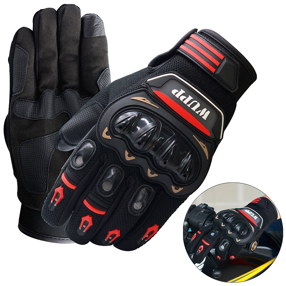 Touch Screen Waterproof Breathable Wearable Protective Gloves Wear and Tear Anti Skid Resistance Full-Finger Motorcycle Glove
Touch Screen Waterproof Breathable Wearable Protective Gloves Wear and Tear Anti Skid Resistance Full-Finger Motorcycle Glove