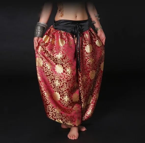 Modern Red/Gold American Tribal Style Belly Dancer Tribal Costume Women Bloomers Chic Gypsy Dance ATS Harem Pants Unisex
Modern Red/Gold American Tribal Style Belly Dancer Tribal Costume Women Bloomers Chic Gypsy Dance ATS Harem Pants Unisex