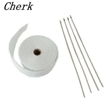 15M High Temp Exhaust Heat Wrap Heater Resistant Downpipe 10 Ties Car Tape Replacement for Car Motorcycle exhaust
15M High Temp Exhaust Heat Wrap Heater Resistant Downpipe 10 Ties Car Tape Replacement for Car Motorcycle exhaust