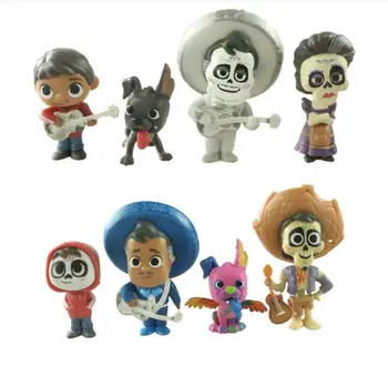 8pcs/lot Movie Coco Pixar Miguel Riveras Characters action Figure Toys Collectors Miguel Ernesto de la Cruz Hector Toy for kids
8pcs/lot Movie Coco Pixar Miguel Riveras Characters action Figure Toys Collectors Miguel Ernesto de la Cruz Hector Toy for kids